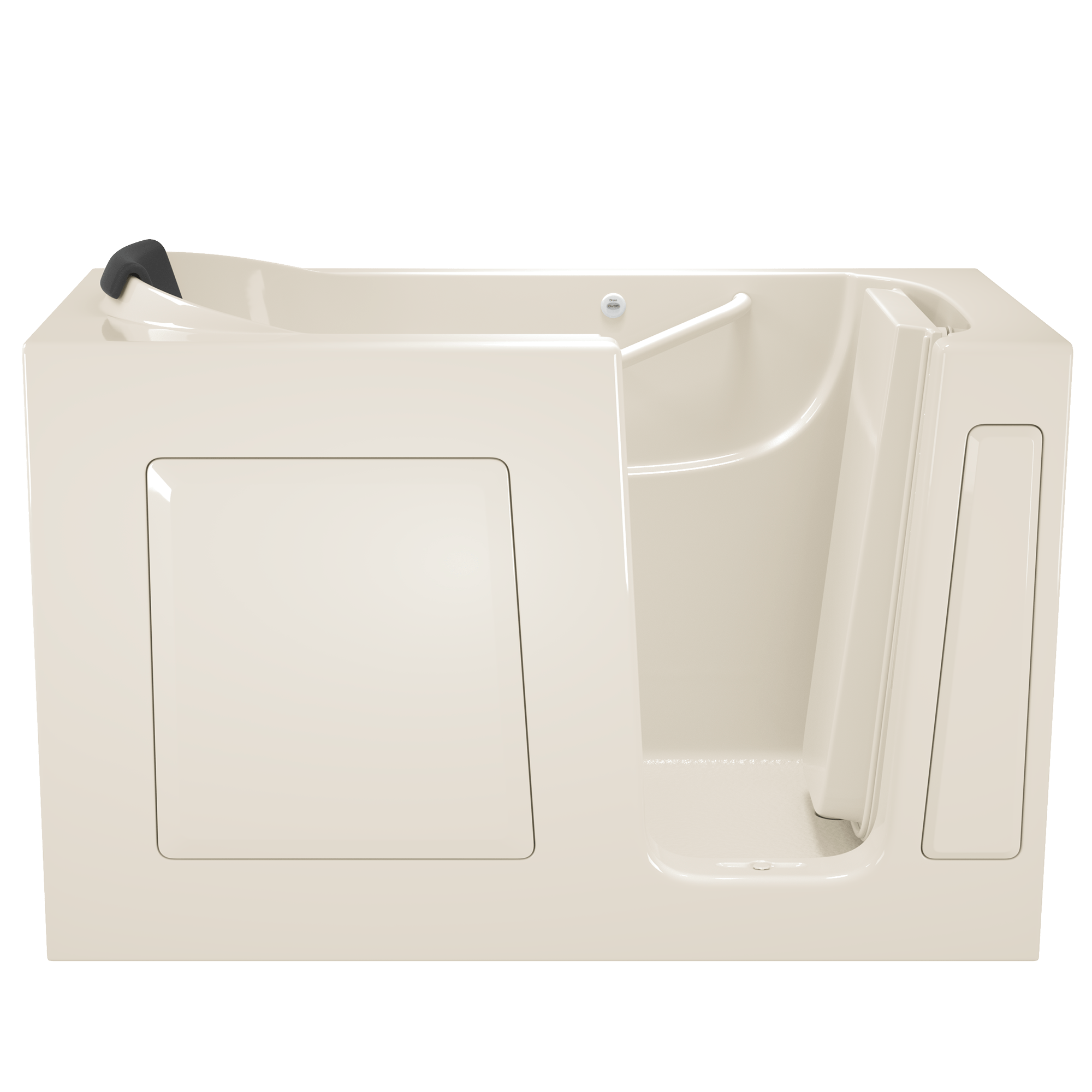 Gelcoat Premium Series 30 x 60  Inch Walk in Tub With Soaker System   Right Hand Drain WIB LINEN